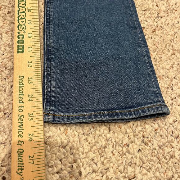 NWT J Crew Mid Rise Flare Crop Jeans Sz 24 Denim Stretch Medium Wash - Picture 4 of 4